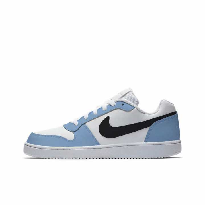Nike Nike EBERNON Night Starfish Starlight Leather Slip Resistant Abrasion Resistant Low top Skateboard Shoes Men's Sky Blue