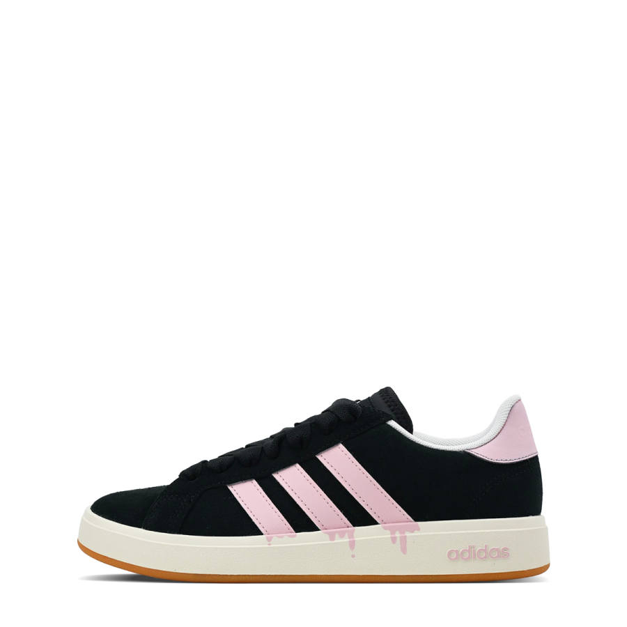 Adidas Adidas Grand Court Base 00s Strawberry Chocolates Abrasion Resistant Low top Skateboard Shoes Unisex Black Pink