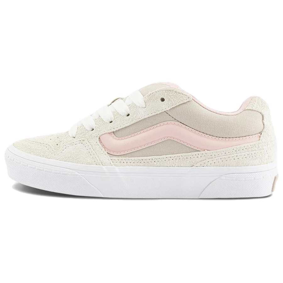 Vans Caldrone Low top Skateboard Shoes Women's Beige Pink