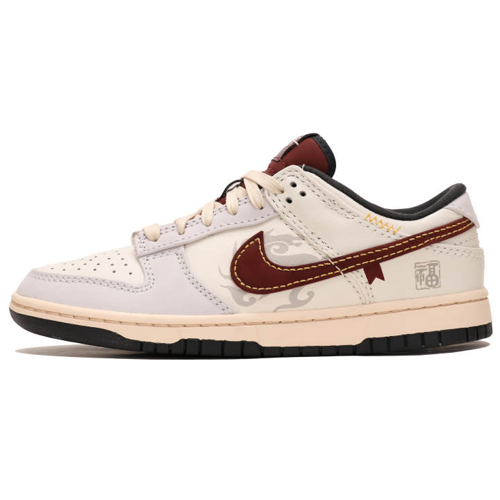 Nike Nike Dunk Abrasion Resistant Abrasion Resistant Low top Skateboard Shoes Men's Gray Brown