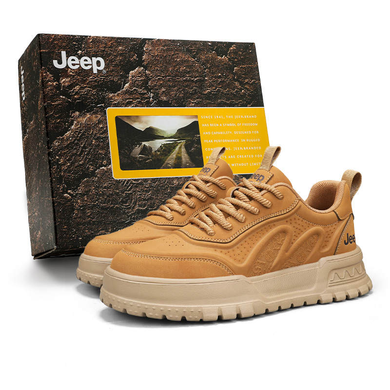 Jeep Coverage Cushioning Abrasion Resistant Lightweight Low top Skateboard Shoes Men's