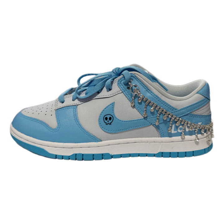 Nike Nike Dunk Wave Low top Skateboard Shoes Men's White Blue