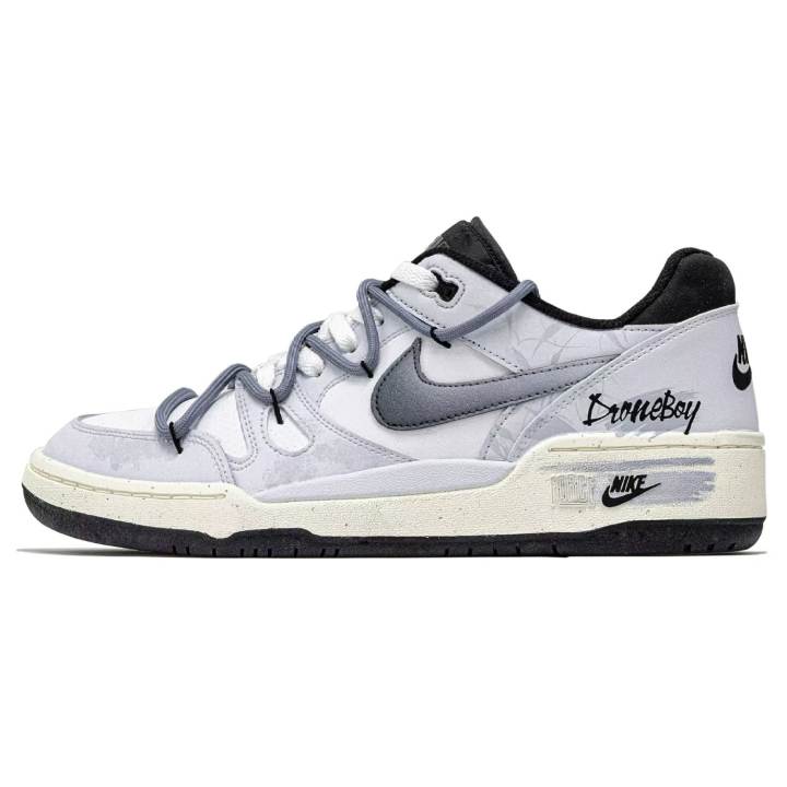 Nike Nike Full Force Low top Skateboard Shoes Men's Gray