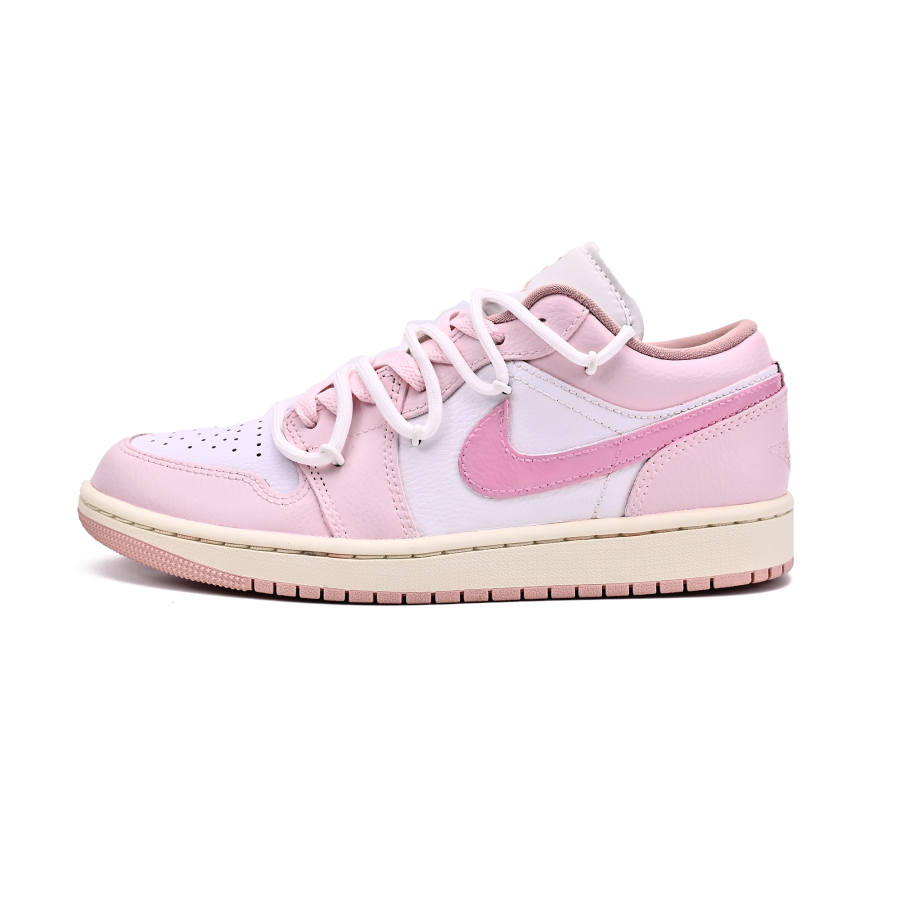 Jordan Jordan Air Jordan 1 Abrasion Resistant Abrasion Resistant Low top Skateboard Shoes Women's Pink Blue