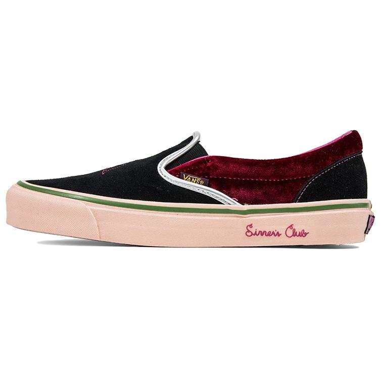 Vans x Feature Slip on Abrasion Resistant Lightweight Wear resistant And Lightweight Low top Skateboard Shoes Unisex
