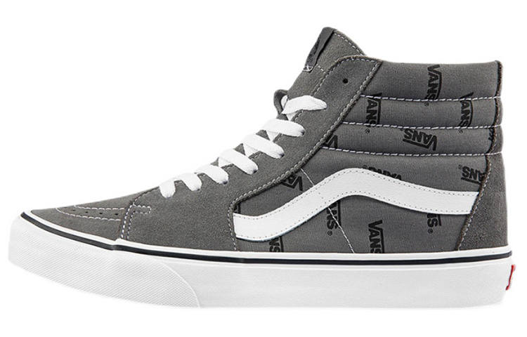 Vans Vans Unisex SK8 High Top Sneakers Grey Gray
