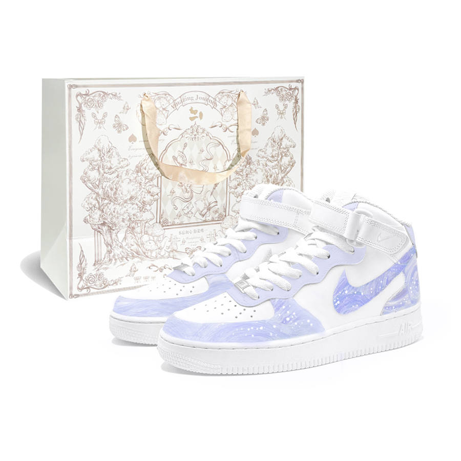 Nike Nike Air Force 1 Shopping Bag, Misty Purple X First Culture Abrasion Resistant Balance Abrasion Resistant Balance