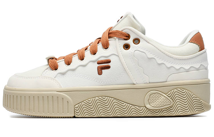 FILA FUSION STACK Low top Skateboard Shoes Women's White Brown