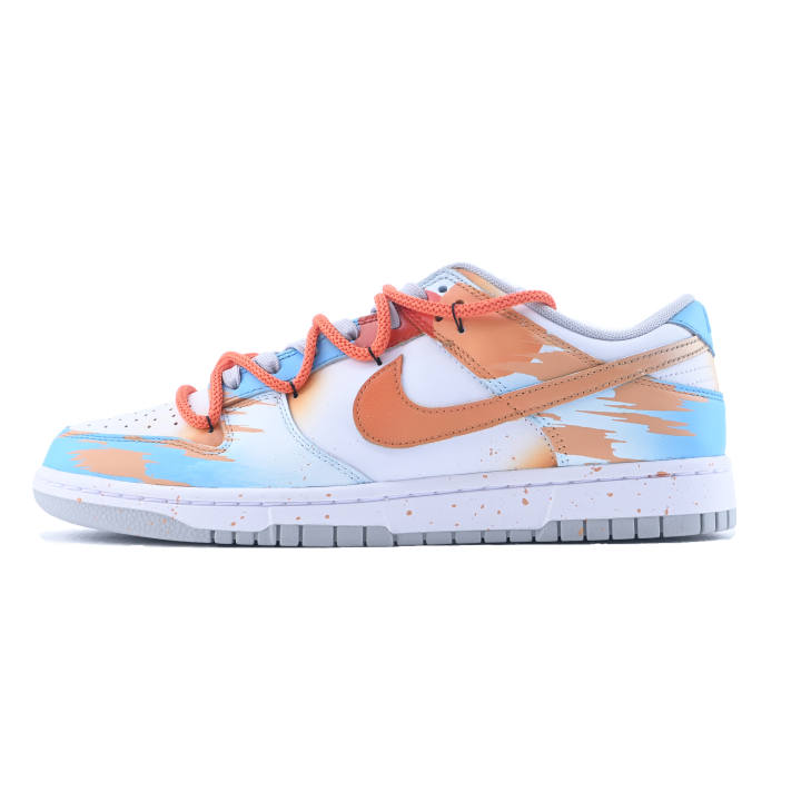 Nike Nike Dunk California Sunset Slip Resistant Abrasion Resistant Low top Skateboard Shoes Unisex