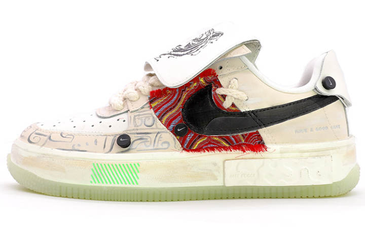 Nike Nike Air Force 1 Fontanka Synthetic Leather, Artificial Leather Slip Resistant, Abrasion Resistant, Lightweight