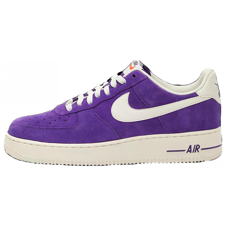 Nike Nike Air Force 1 Slip Resistant Cushioning Low top Skateboard Shoes Unisex Purple