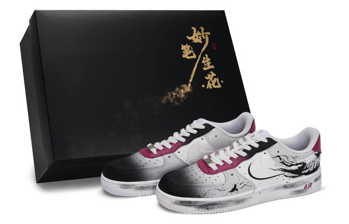 Nike Nike Air Force 1 Skateboard Shoes Unisex Low Top Rose Purple