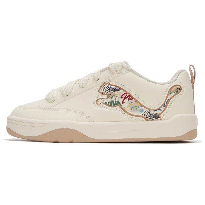 PUMA Park Lifestyle Low top Skateboard Shoes Unisex Beige
