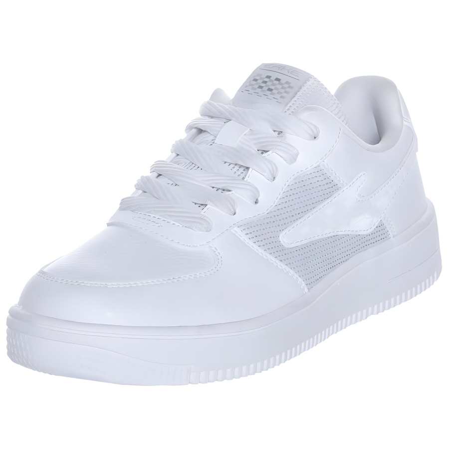 Erke Cushioning, Wear Resistant Low top Skateboard Shoes Women's White