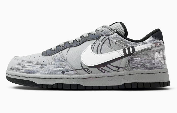 Nike Nike Big SSS Manufacturing, Mist City Mystery Genuine Leather Abrasion Resistant Abrasion Resistant Low top