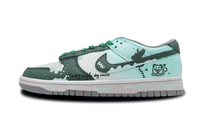Nike Nike Dunk Ink Fun With Cat Abrasion Resistant Slip Resistant Abrasion Resistant Slip Resistant Low top Skateboard Shoes