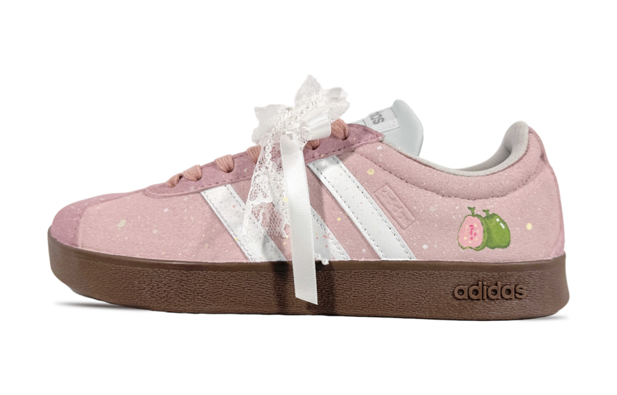 Adidas Adidas VL COURT 2.0 JiaYue, Butter Guava Low top Skateboard Shoes Unisex Pink