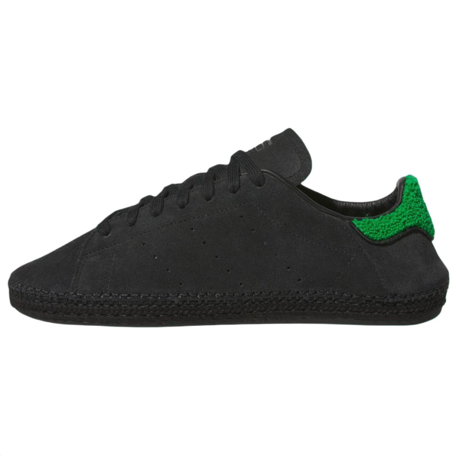 Adidas Originals x CLOT Stan Smith Low top Skateboard Shoes Unisex Black Green