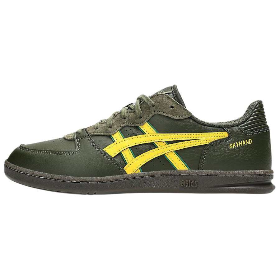 ASICS SKYHAND OG Skateboard Shoes Unisex Olive Green