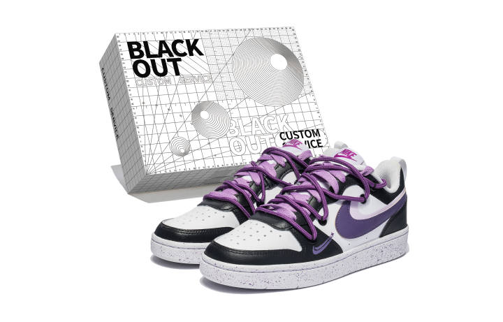 Nike Nike Court Borough Low 2 Low top Skateboard Shoes Women's White Purple