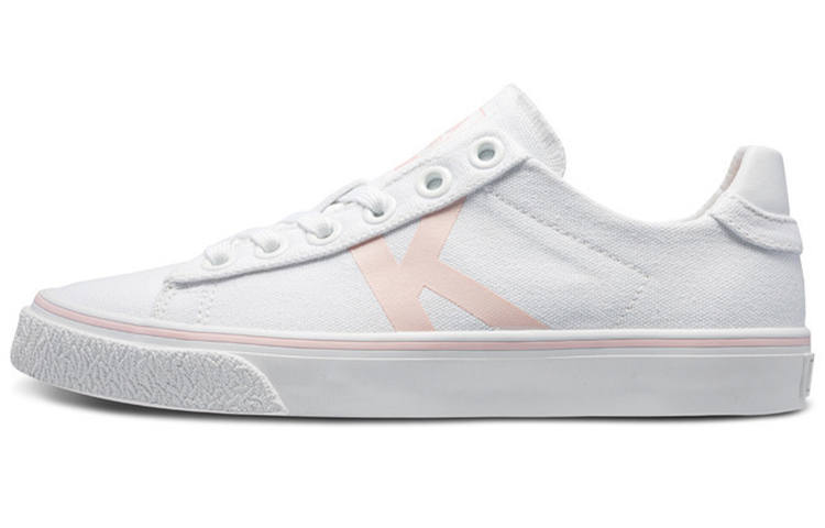 Kappa Skateboard Shoes Women's Low Top White/Pink