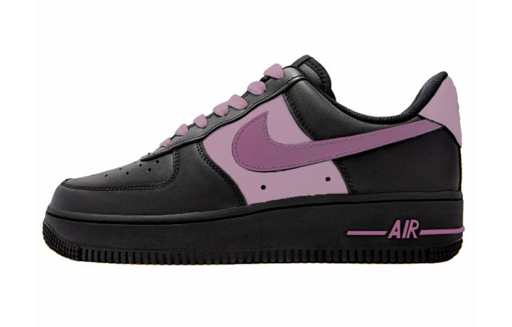 Nike Nike Air Force 1 Casual, Xiaxia Raspberry Low top Skateboard Shoes Unisex Black