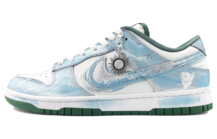 Nike Nike Dunk Abrasion Resistant Abrasion Resistant Low top Skateboard Shoes Men's Blue White