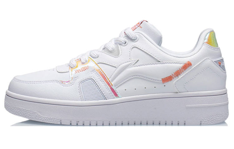Li-Ning Li Ning Slip Resistant Lightweight Non slip Lightweight Low top Skateboard Shoes Women's White