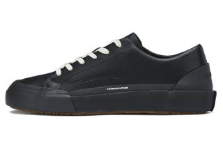 URBANHOOD 5050 Collection Slip Resistant Abrasion Resistant Low top Skateboard Shoes Smoke Pine Black