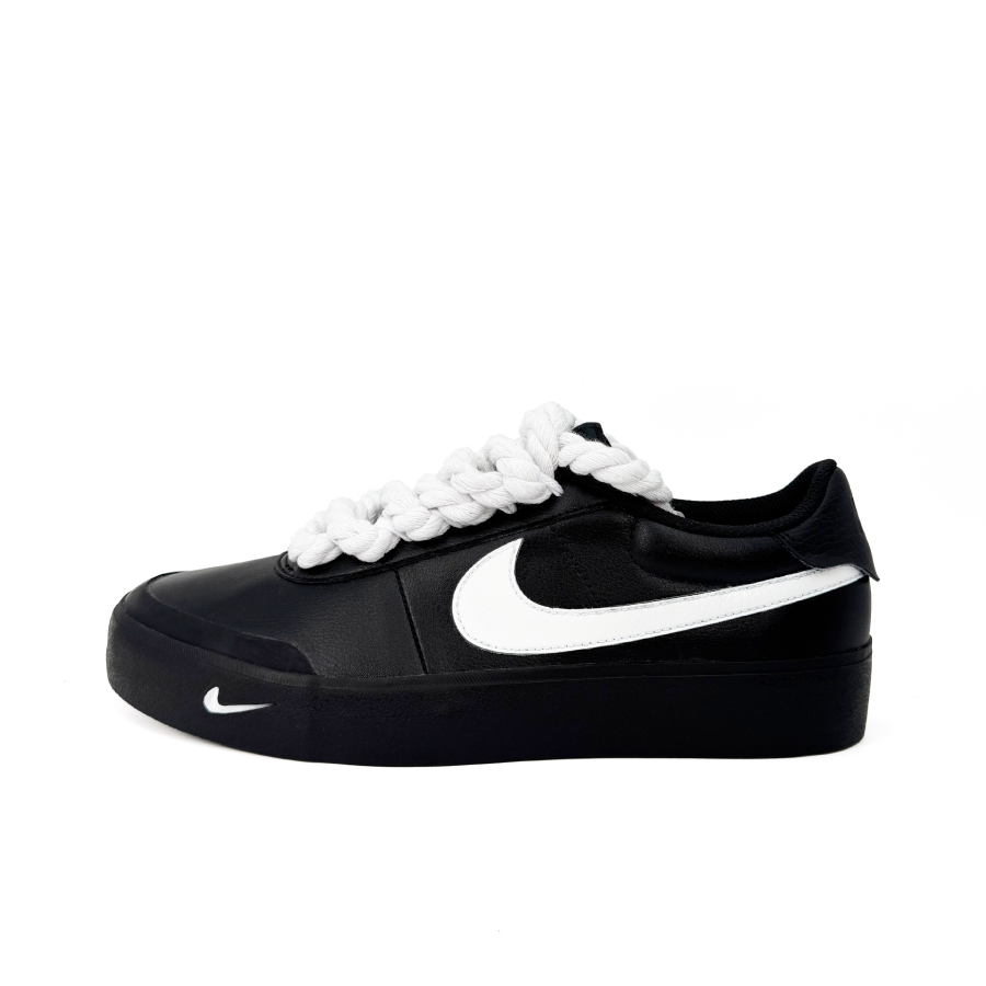 Nike Nike Court Shot Slip Resistant, Abrasion Resistant, Lightweight, Breathable Low top Skateboard Shoes Men's Black