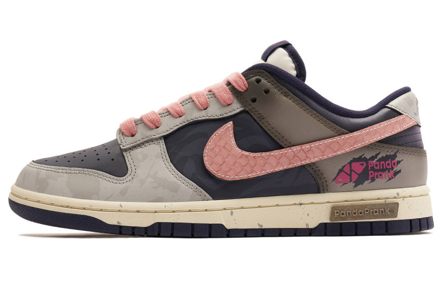 Nike Nike Dunk Low Panda Prank, Pioneer Knight, Heart Of The Sand Low top Skateboard Shoes Men's Purple Brown Pink