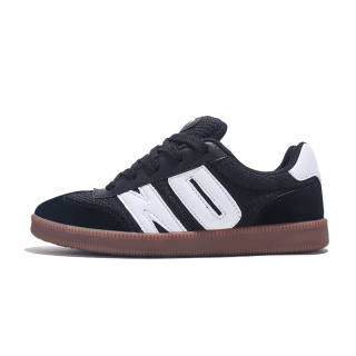 NOCOPY Slip Resistant Abrasion Resistant Low top Skateboard Shoes Unisex Black