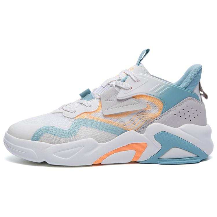 XTEP Fengxing 2.0 Textile, Synthetic Leather, TPU Platform Slip Resistant, Abrasion Resistant, Breathable Low top