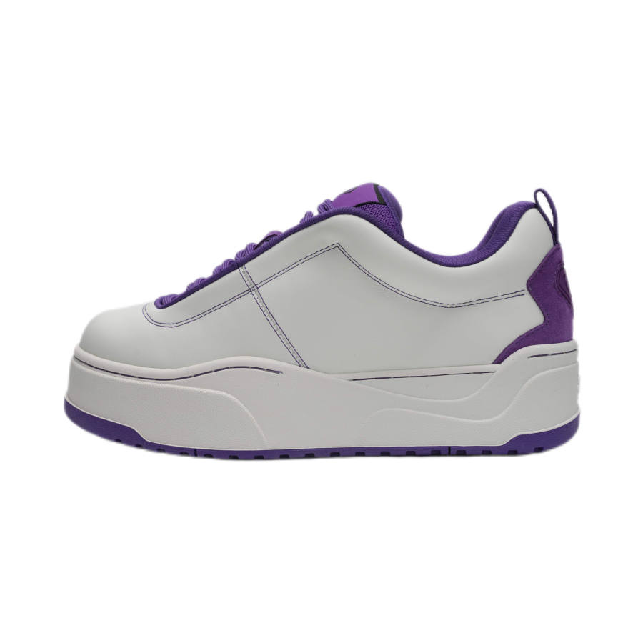 M26D Slip Resistant Abrasion Resistant Low top Skateboard Shoes Unisex White Purple