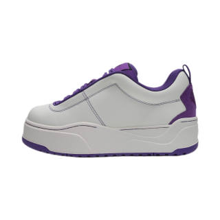 M26D Slip Resistant Abrasion Resistant Low top Skateboard Shoes Unisex White Purple