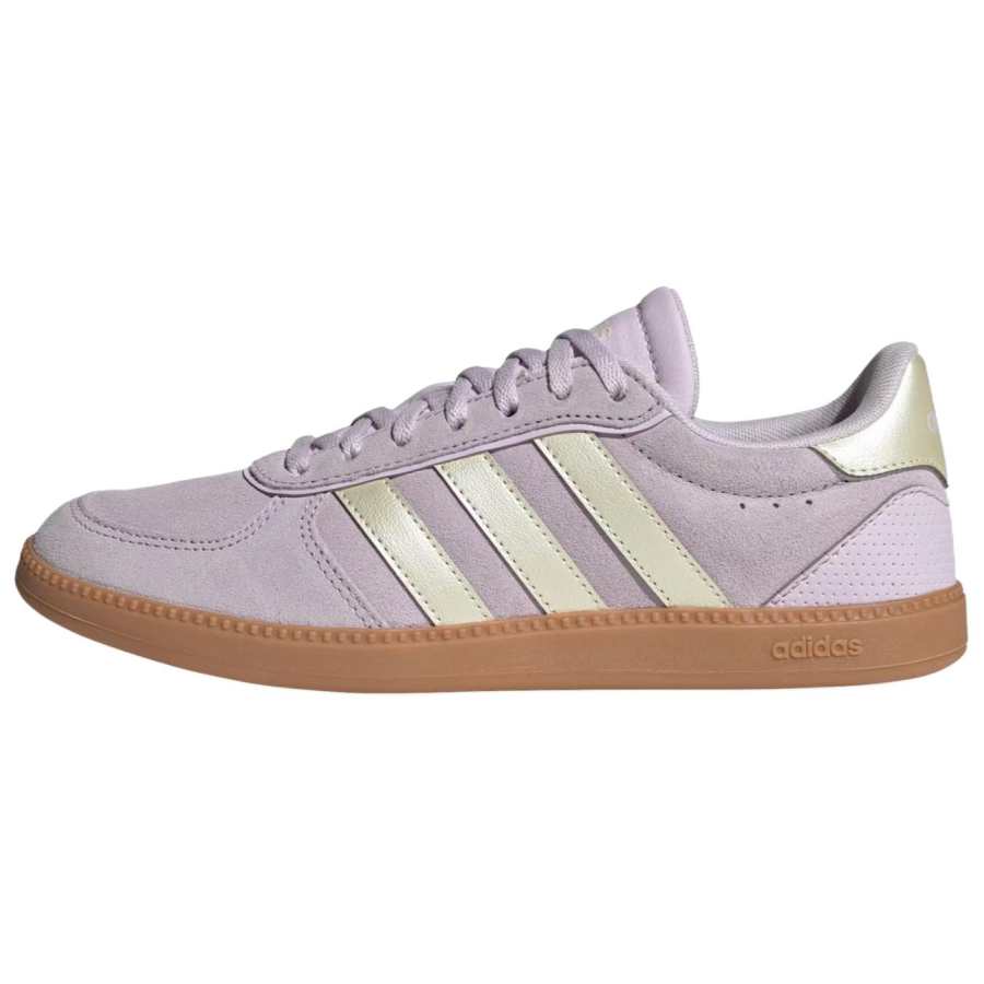 Adidas Adidas BREAKNET SLEEK Breathable Skateboard Shoes Women's Purple