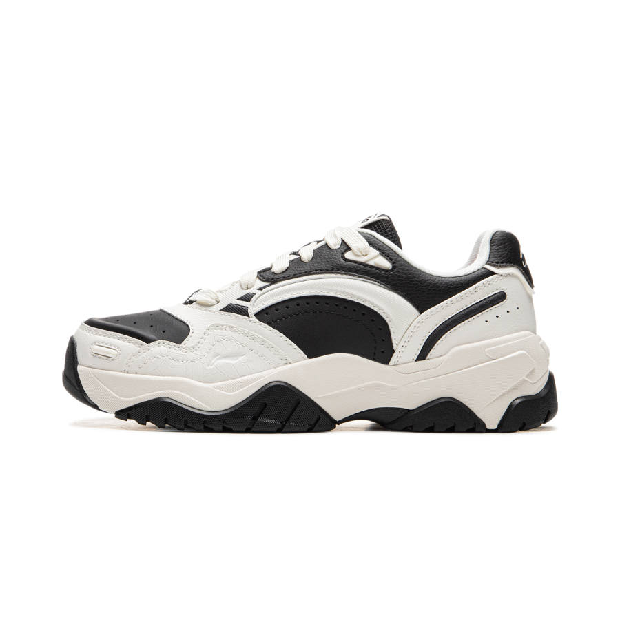 Li-Ning Li Ning Tianji 3 Slip Resistant, Abrasion Resistant, Lightweight Low top Skateboard Shoes Women's Black White