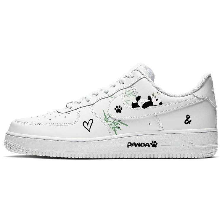 Nike Nike Air Force 1 Skateboard Shoes Women's Low Top Black/Gray/White