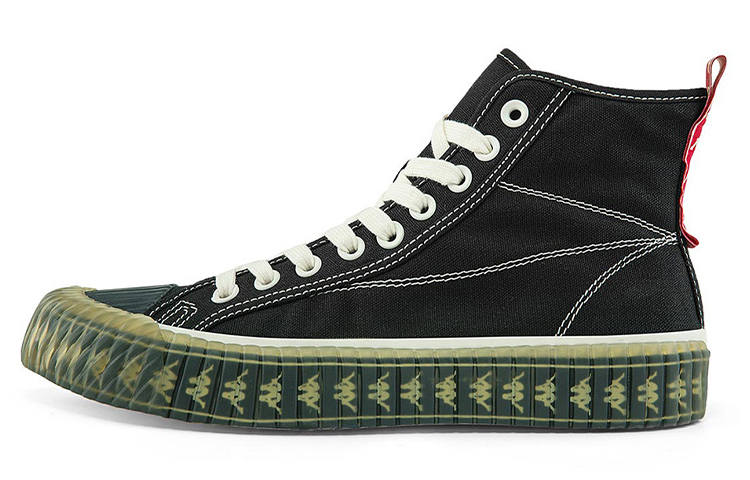 Kappa High top Skateboard Shoes Unisex Black