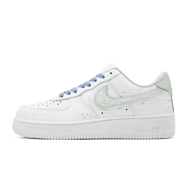 Nike Nike Air Force 1 Color Changing Auspicious Clouds Slip Resistant Abrasion Resistant Slip Resistant Abrasion Resistant