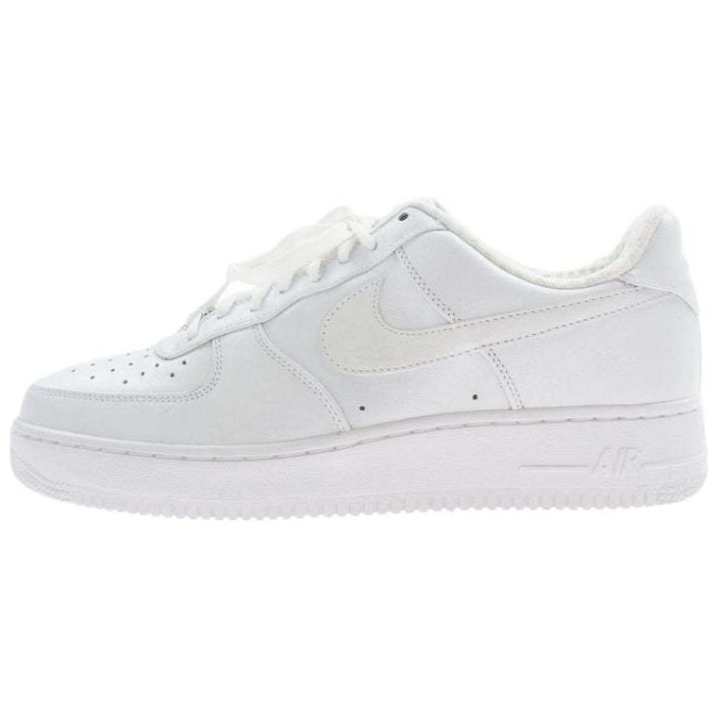 Nike Nike Air Force 1 Cushioning Abrasion Resistant Lightweight Low top Skateboard Shoes Unisex White