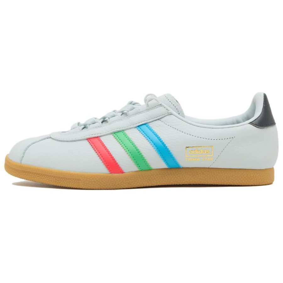 Adidas Adidas Trimm Star Slip Resistant Abrasion Resistant Low top Skateboard Shoes Unisex White