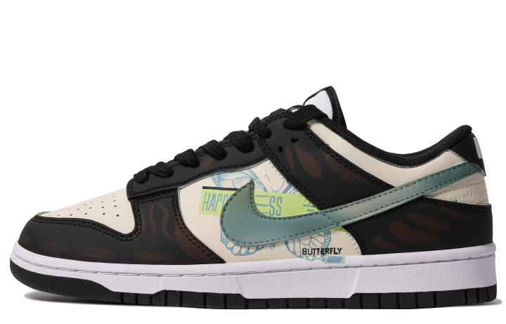 Nike Nike Dunk ADCDAVINCI Custom BUTTERFLY Slip Resistant Abrasion Resistant Slip Resistant Abrasion Resistant Low top