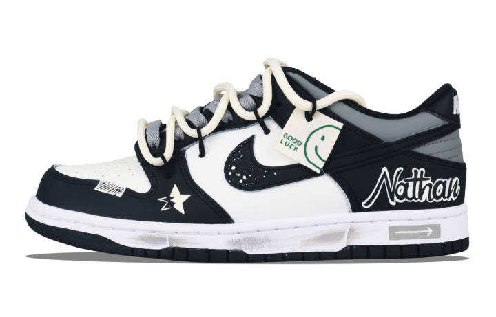 Nike Nike Dunk Shining Star Abrasion Resistant Lightweight Wear resistant And Lightweight Low top Skateboard Shoes Unisex