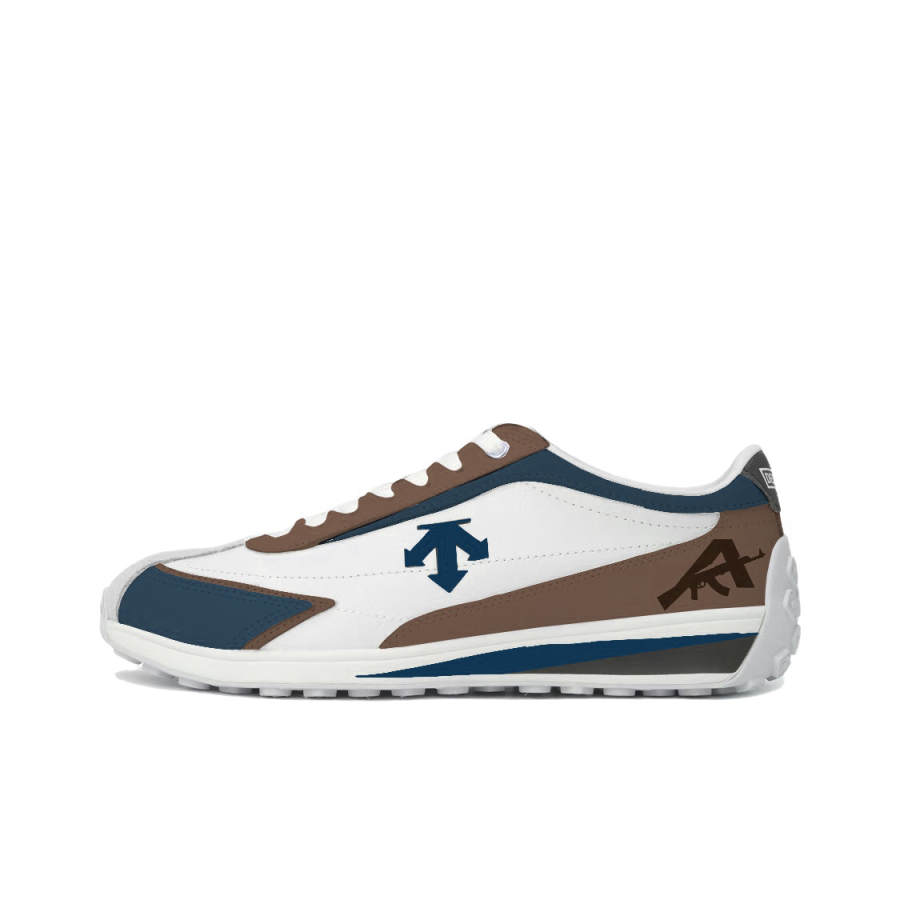 DESCENTE Cron Racer Coverage Thermal Cushioning Abrasion Resistant Support Low top Skateboard Shoes Unisex