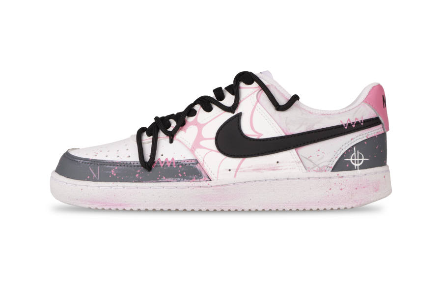 Nike Nike Court Vision 1 Gwendolyn Abrasion Resistant Abrasion Resistant Low top Skateboard Shoes Men's Gray Pink
