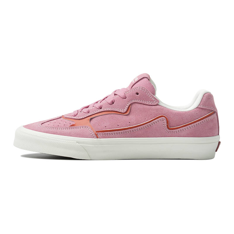 GOLUCK Cushioning Abrasion Resistant Cushioning, Wear Resistant Low top Skateboard Shoes Unisex Orange Pink