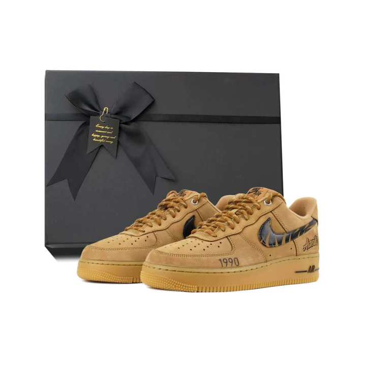 Nike Nike Air Force 1 Skateboard Shoes Unisex Low Top Brown
