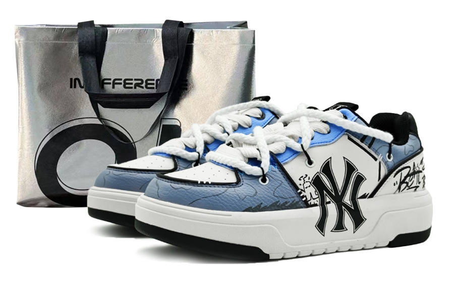 MLB MLB Chunky Liner Low top Skateboard Shoes Unisex Blue Gray