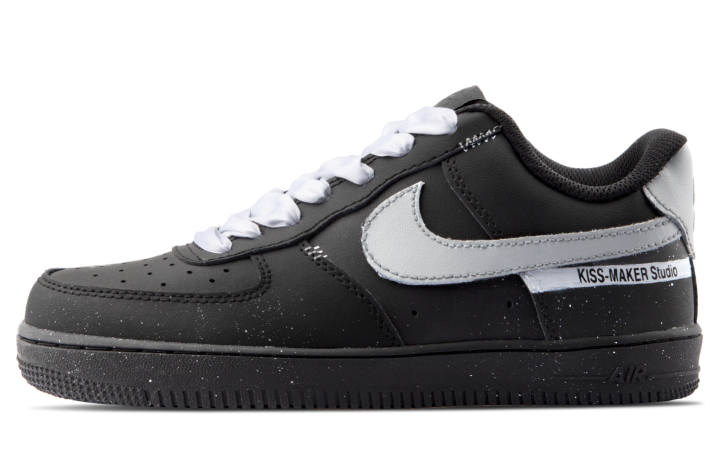 Nike Nike Air Force 1 Slip Resistant Low top Skateboard Shoes Unisex Black